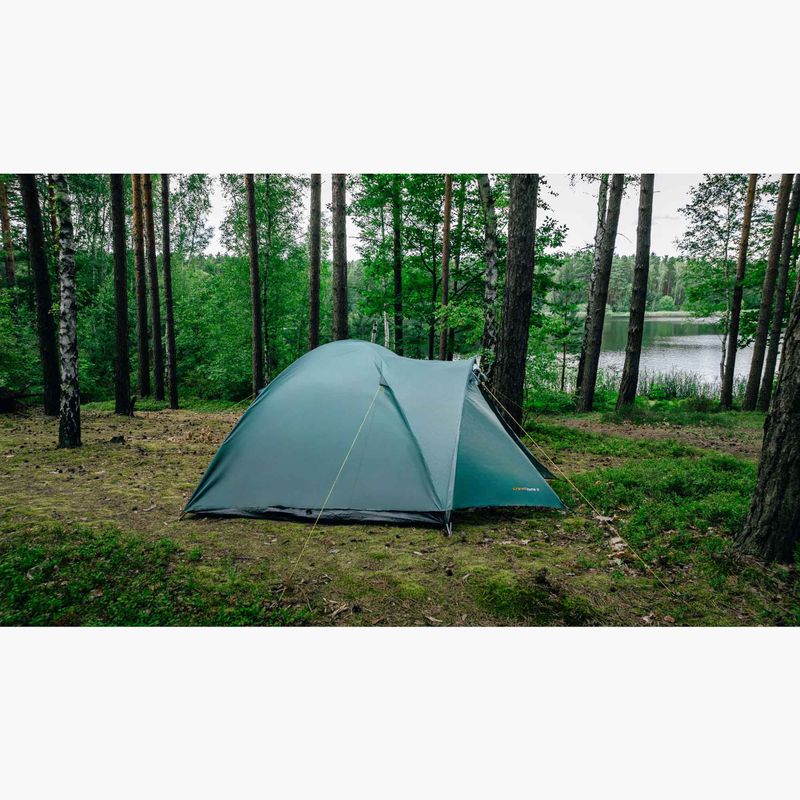 Stanový prístrešok pre 3 osoby KADVA CAMPdome 3 zelený 25