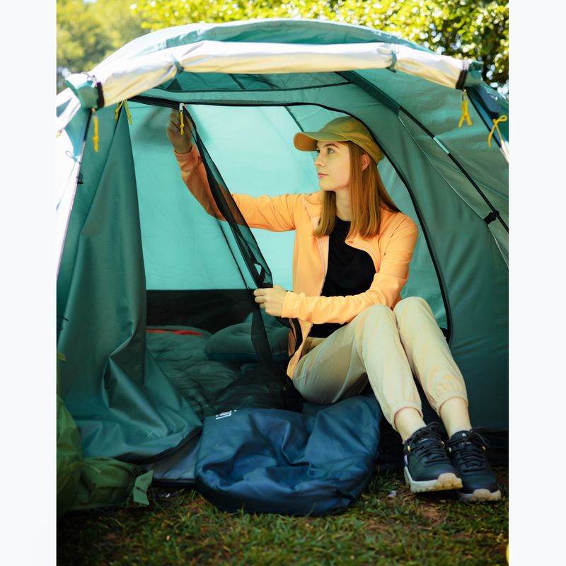 Stanový prístrešok pre 3 osoby KADVA CAMPdome 3 zelený 26