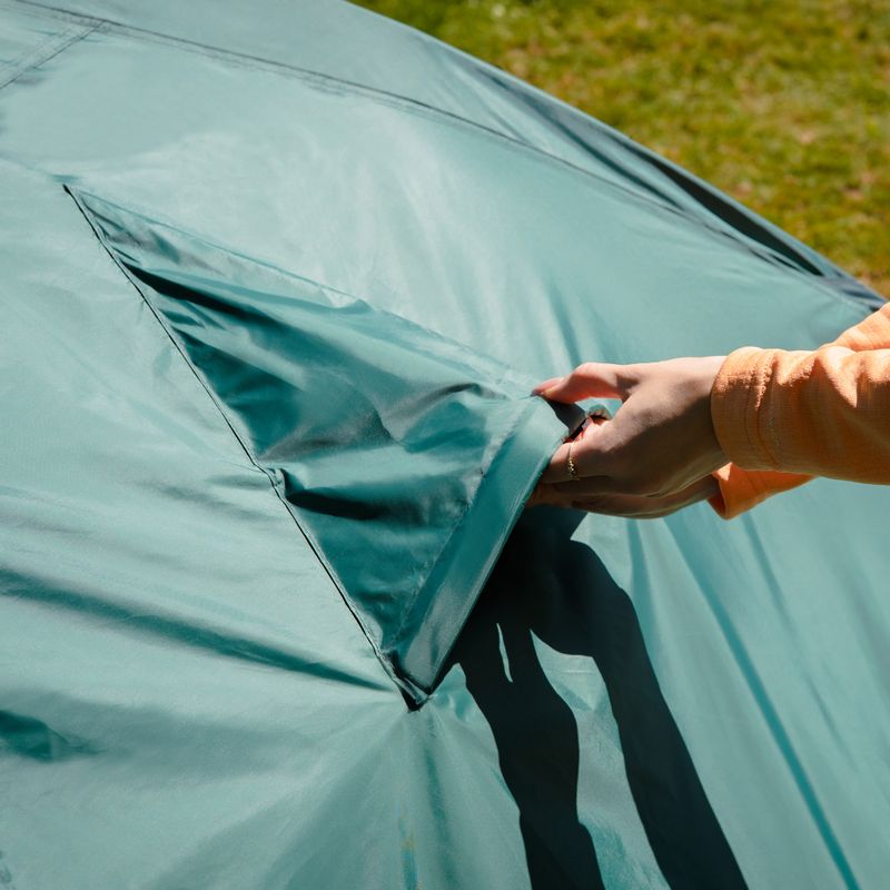 Stanový prístrešok pre 3 osoby KADVA CAMPdome 3 zelený 28