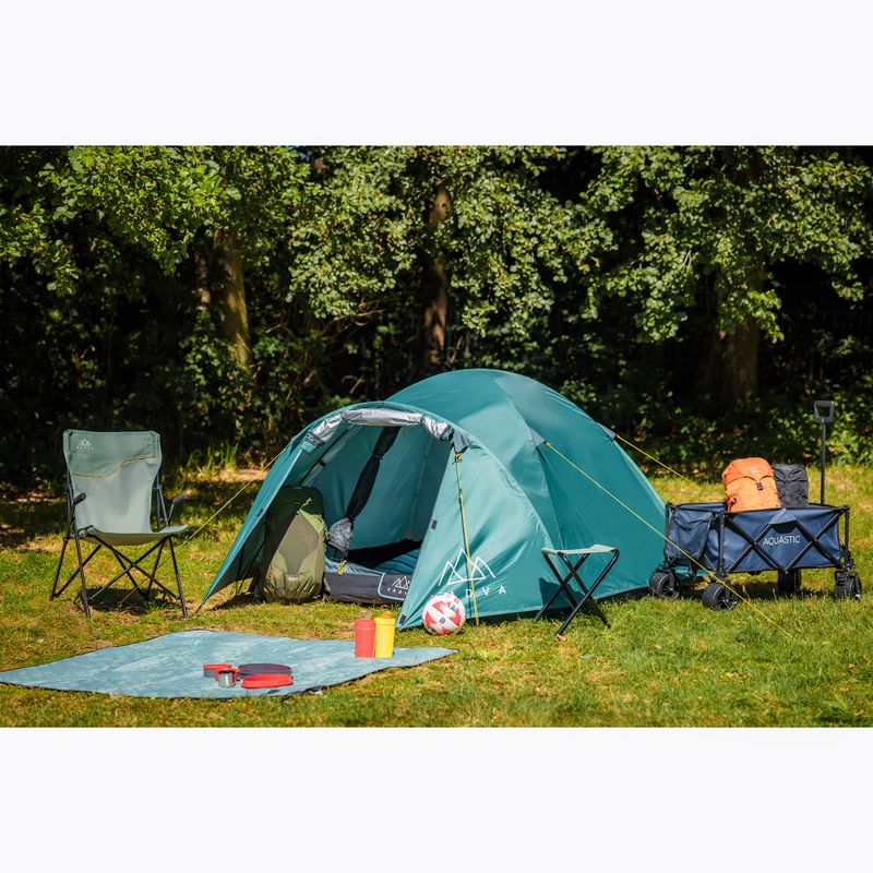 Stanový prístrešok pre 3 osoby KADVA CAMPdome 3 zelený 6