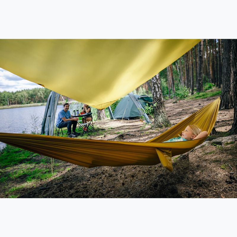 Hamak turistický KADVA Sailo Hammock ultralight žltý 4