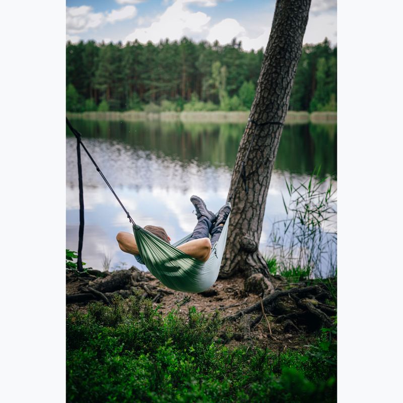 Turistická hojdacia sieť KADVA Sailo Hammock zelená 3