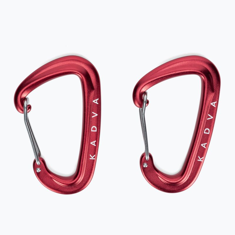 Karabína na montáž hamaku KADVA Hammock Carabinier červená