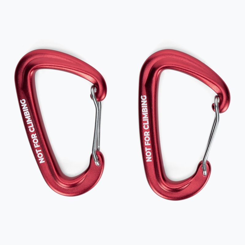 Karabína na montáž hamaku KADVA Hammock Carabinier červená 2