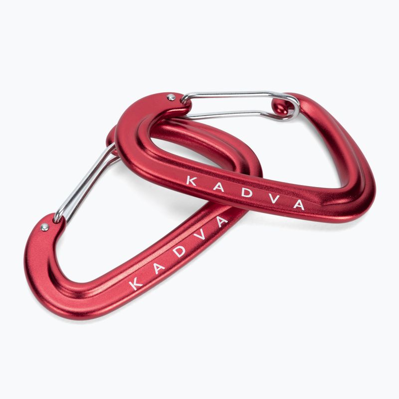 Karabína na montáž hamaku KADVA Hammock Carabinier červená 3