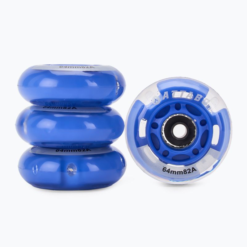 Kolieska LED HUMBAKA Flashing Wheels 64 mm 4 szt. biały 2