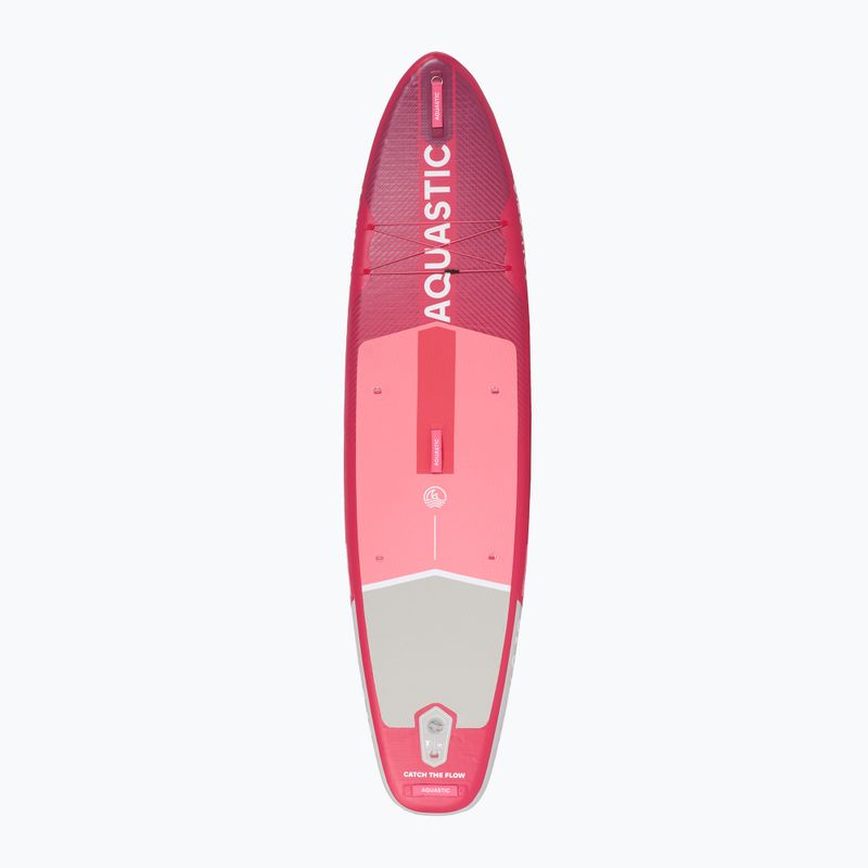 Súprava doska SUP nafukovacia AQUASTIC Perth 9'10" pink 3