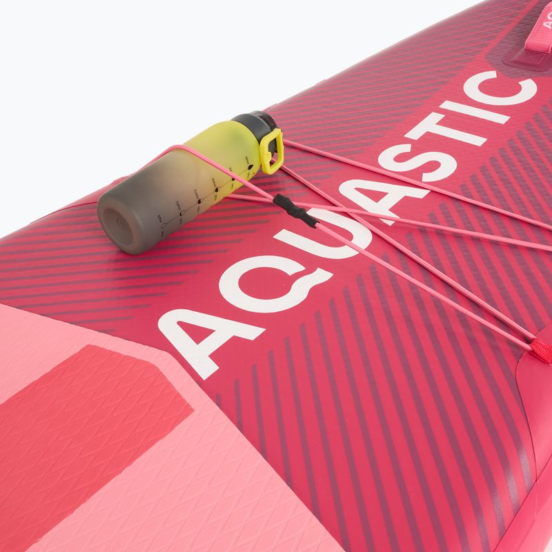 Súprava doska SUP nafukovacia AQUASTIC Perth 9'10" pink 11