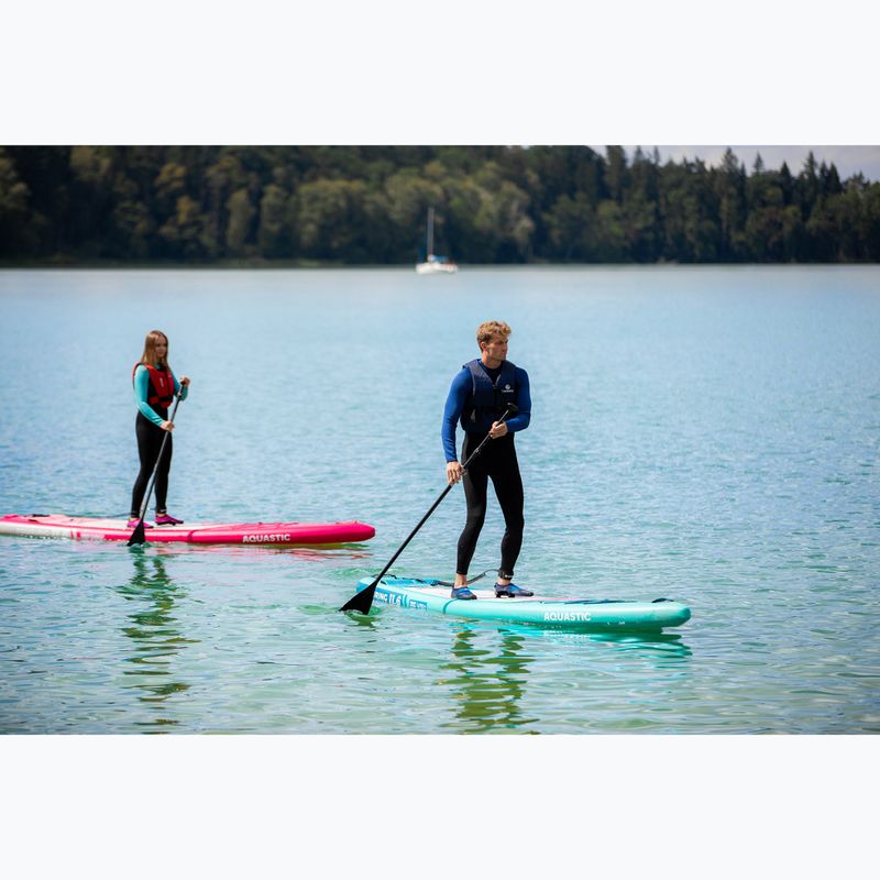 Súprava doska SUP nafukovacia AQUASTIC Perth 9'10" pink 20