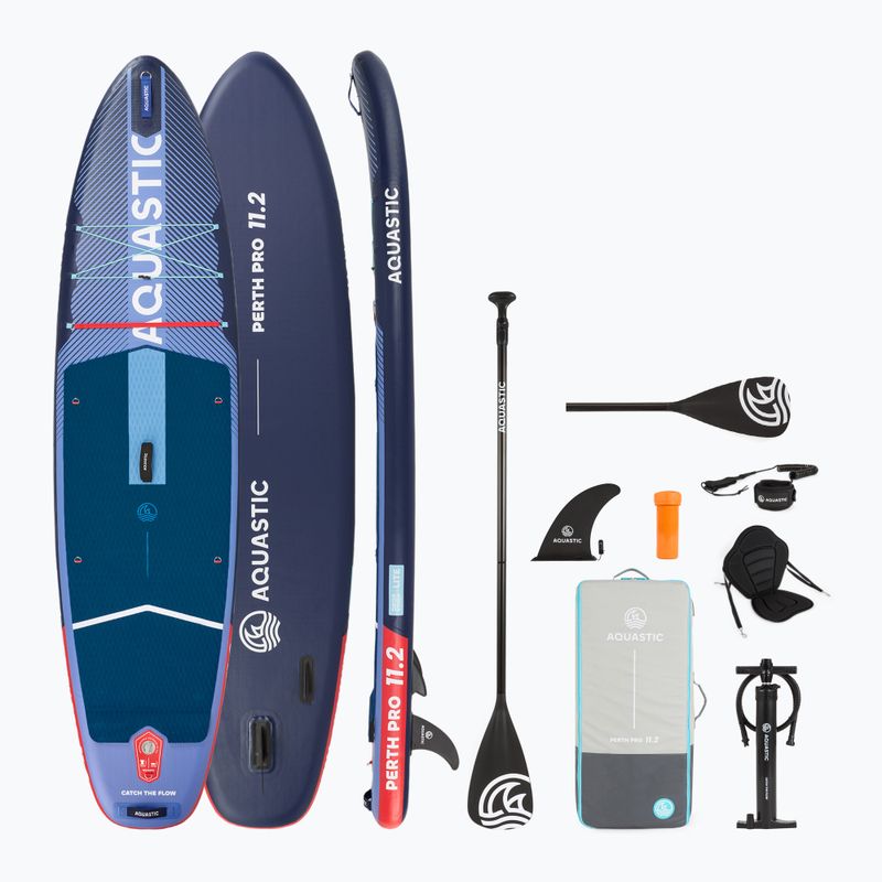 Paddleboard AQUASTIC Perth Pro 11'2" allround dark blue