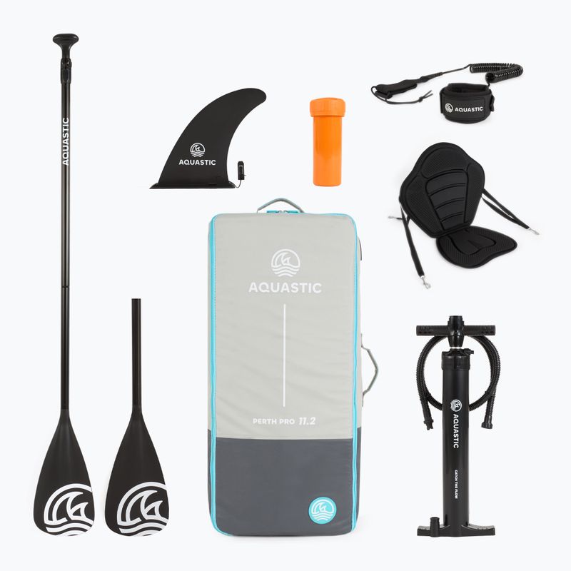 SUP doska AQUASTIC Perth Pro 11'2" allround navy blue 19