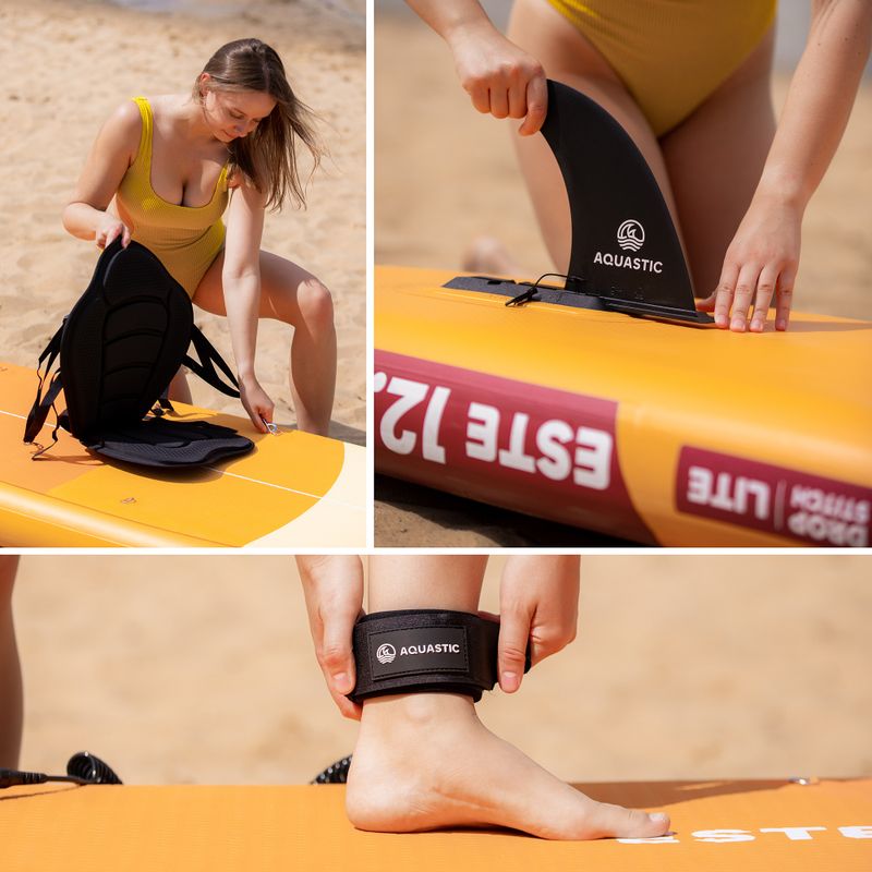 AQUASTIC SUP doska Este 12'0" oranžová 22