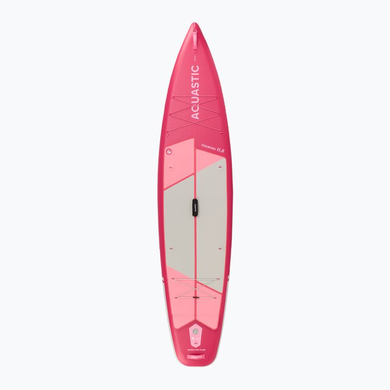 Súprava doska SUP nafukovacia AQUASTIC Touring 11'6" pink 3