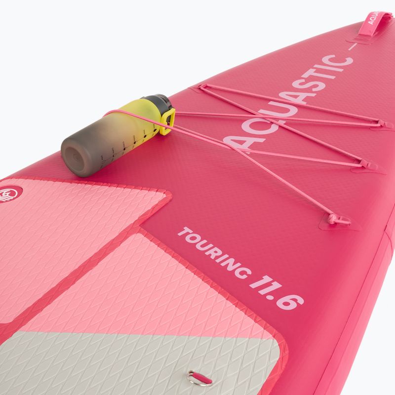 Súprava doska SUP nafukovacia AQUASTIC Touring 11'6" pink 11