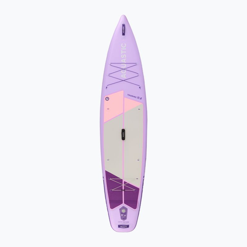 Súprava doska SUP nafukovacia AQUASTIC Touring 11'6" purple 3