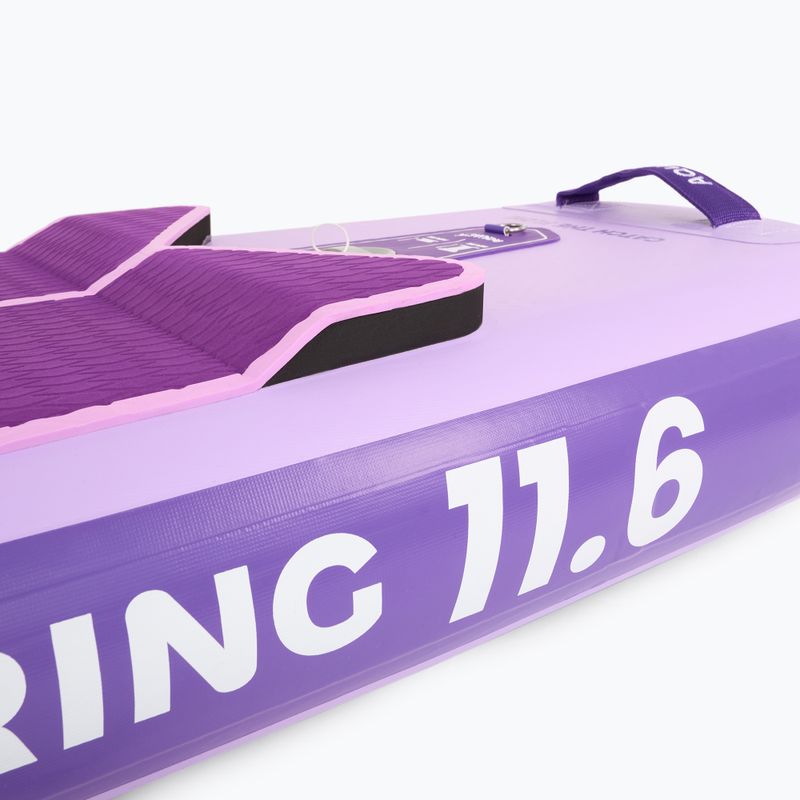 Súprava doska SUP nafukovacia AQUASTIC Touring 11'6" purple 12