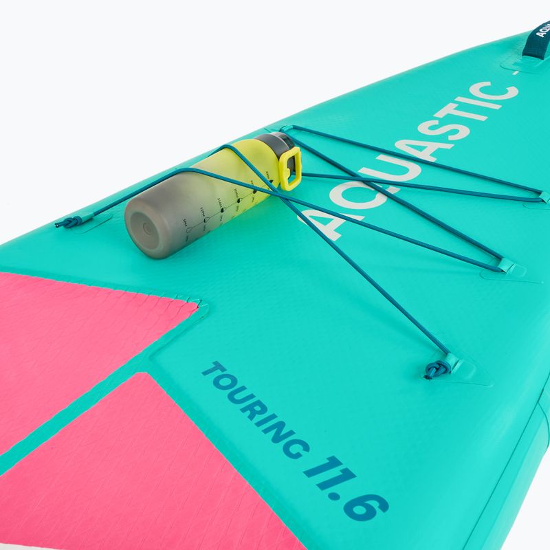 Súprava doska SUP nafukovacia AQUASTIC Touring 11'6" green 16