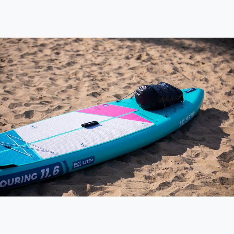 Súprava doska SUP nafukovacia AQUASTIC Touring 11'6" green 25