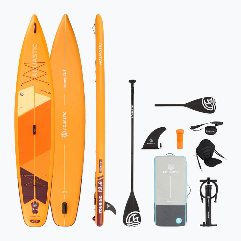 Doska SUP AQUASTIC Touring 12'6" oranžová