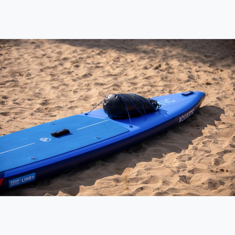 Súprava doska SUP nafukovacia AQUASTIC Touring Pro 14'0" dark blue 23
