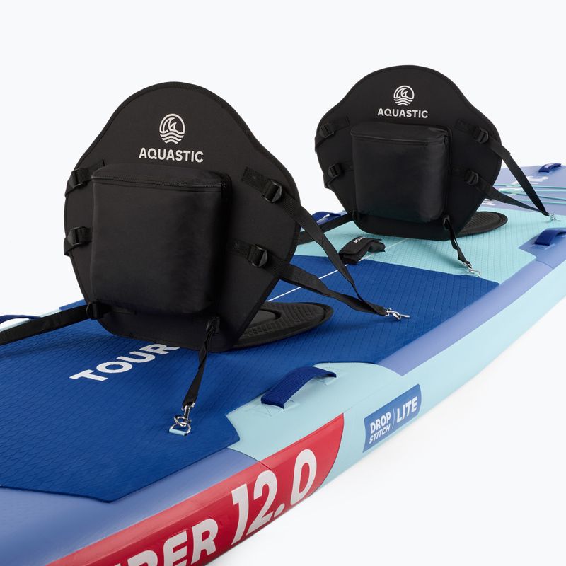Súprava doska SUP nafukovacia AQUASTIC Tourer 12'0" 2-os blue 14