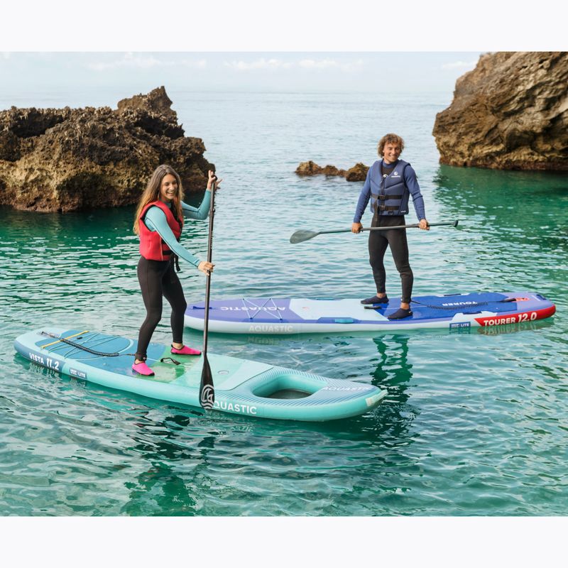 Súprava doska SUP nafukovacia AQUASTIC Tourer 12'0" 2-os blue 23