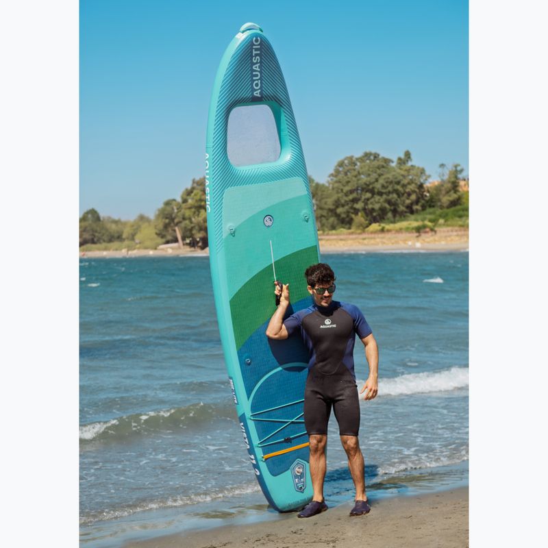 SUP doska AQUASTIC Vista 11'2" zelená 21