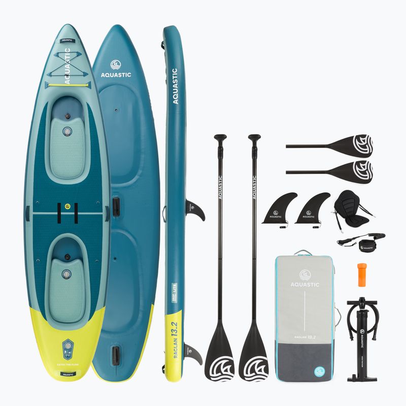 Kajak/SUP hybrid AQUASTIC Raglan 13'2" zelený