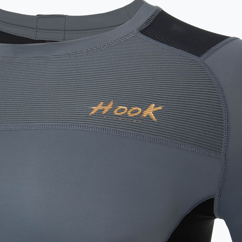 Pánsky rashguard s dlhým rukávom HOOK FIGHTING Base čierny  10