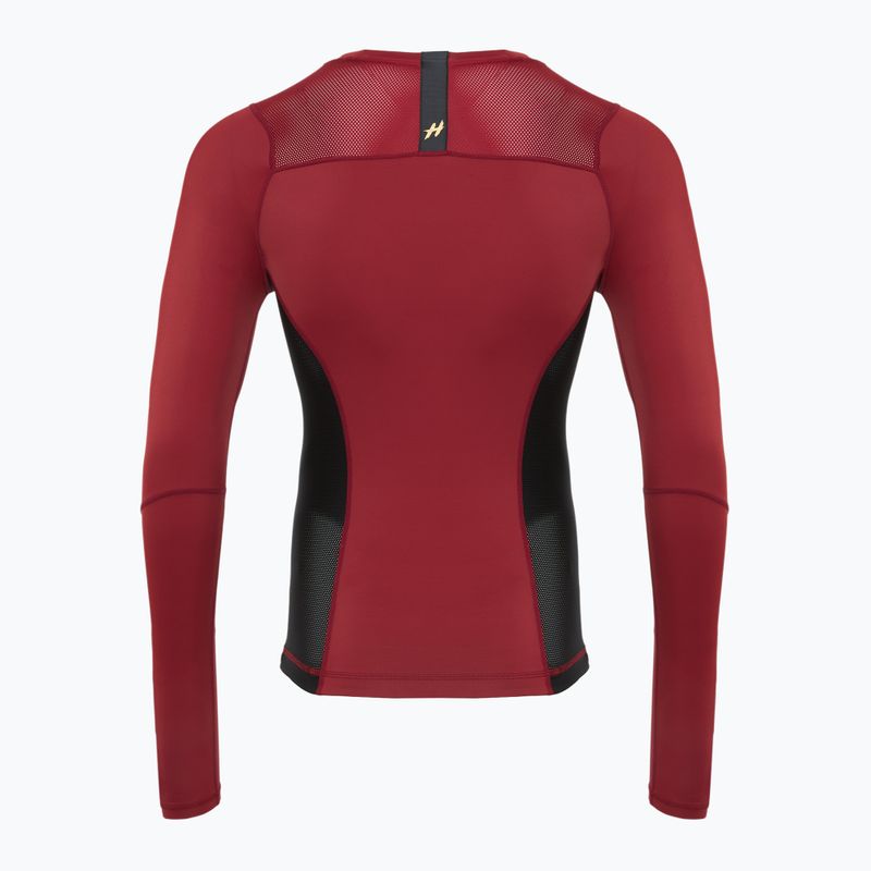 Pánsky rashguard s dlhým rukávom HOOK FIGHTING Base red 12