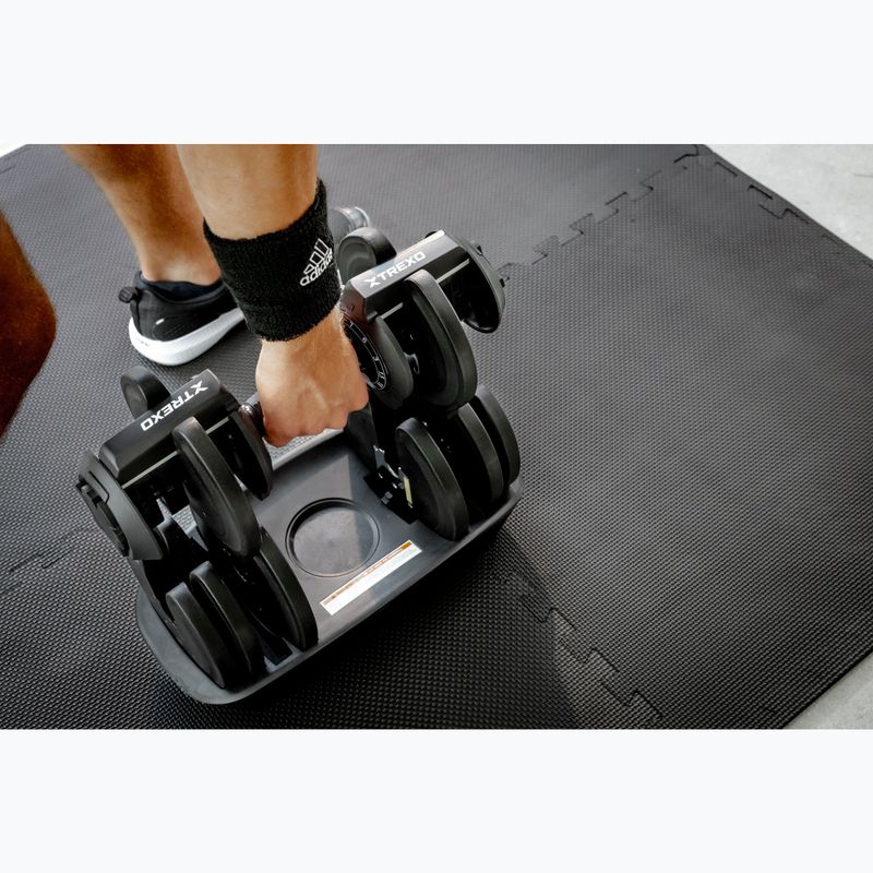 Nastaviteľná činka XTREXO TXO-B4W003 18 kg čierna 6