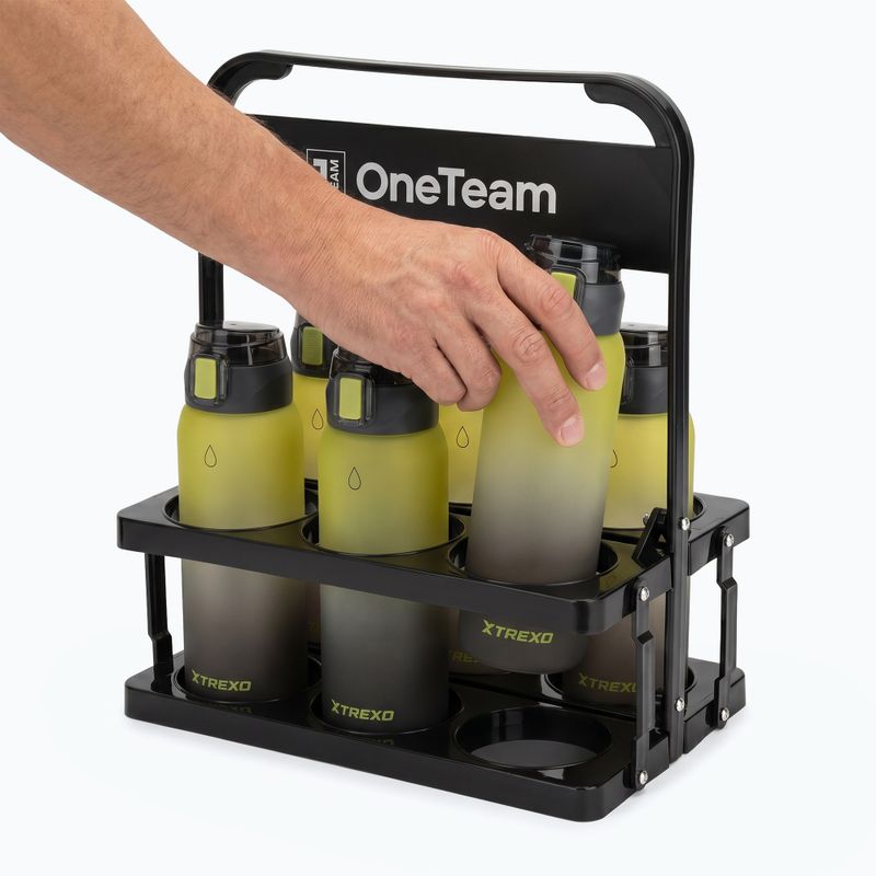 Košík na fľaše OneTeam Water Bottle Carries black 2