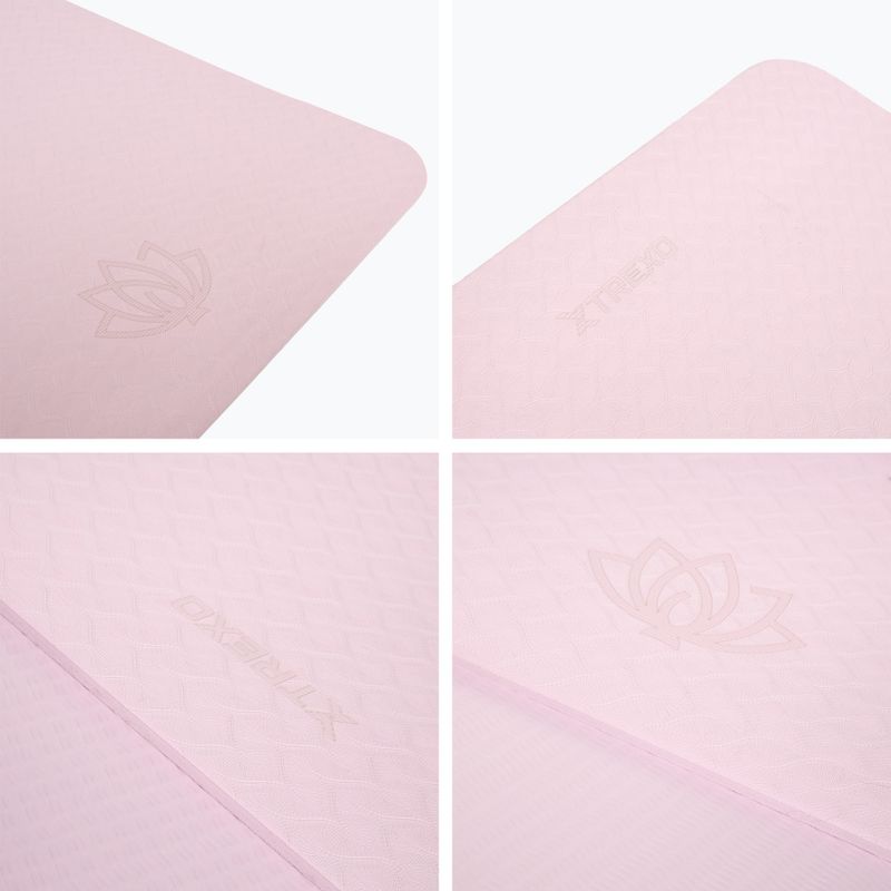 Fitnessová podložka TREXO comfort 10 mm TXO-B4Z003-VT light pink 3