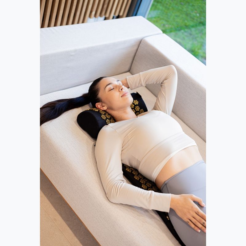 Akupresúrna podložka XTREXO s vankúšom TXO-B4Z004-BK čierna 4