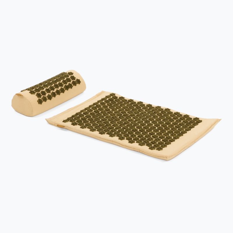 Akupresúrna podložka XTREXO s vankúšom TXO-B4Z004-BZ hnedá