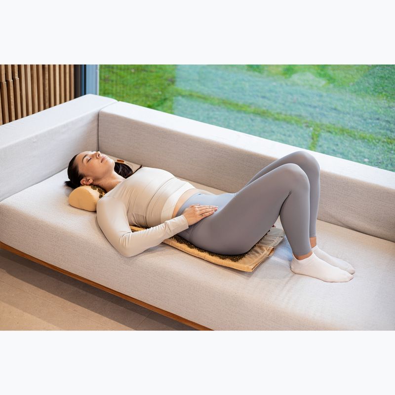 Akupresúrna podložka XTREXO s vankúšom TXO-B4Z004-BZ hnedá 4