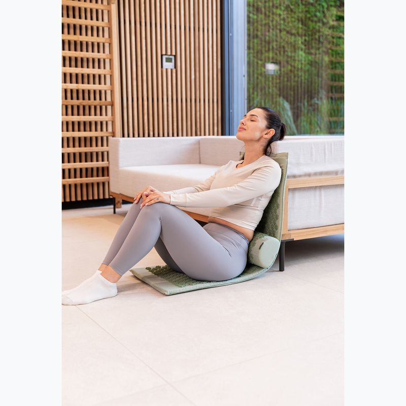 Akupresúrna podložka XTREXO veľká s vankúšom TXO-B4Z005-GN zelená 13