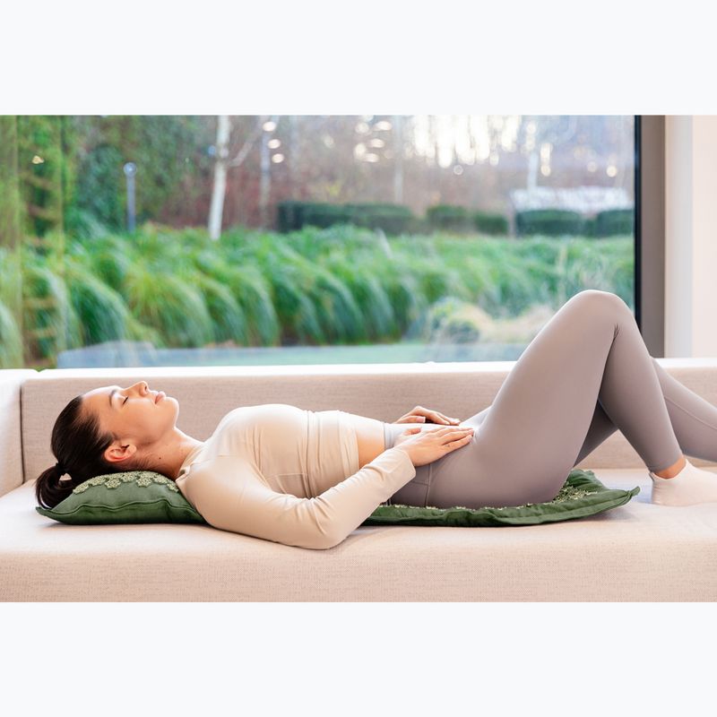 Akupresúrna podložka XTREXO ECO s vankúšom TXO-B4Z006-GN zelená 4