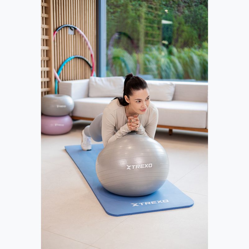 XTREXO Gymball TXO-B4Z007-GY 55 cm sivá 4