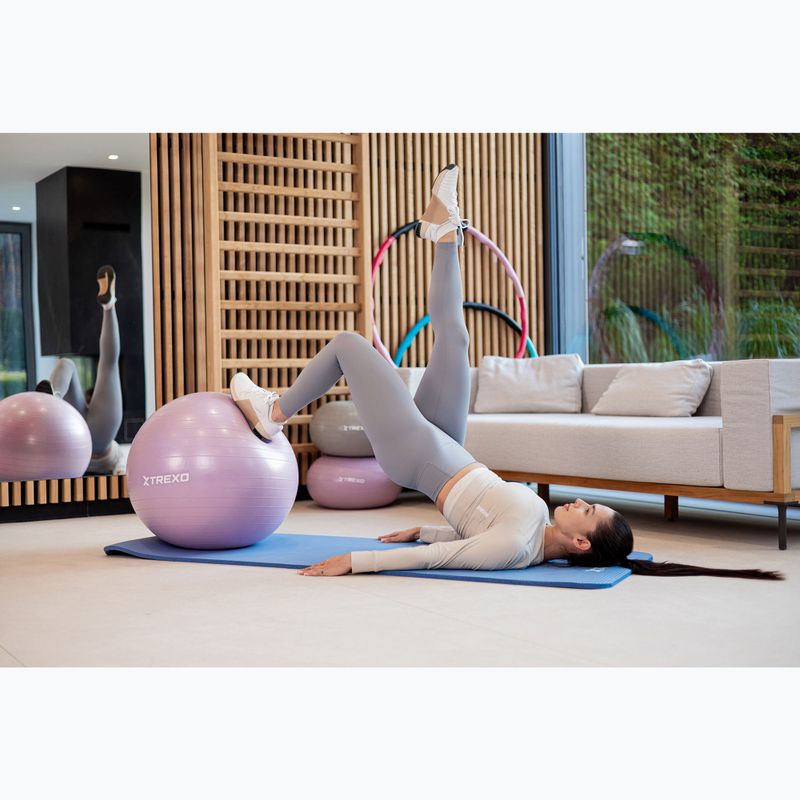 Gymnastická lopta XTREXO TXO-B4Z008-VT 65 cm fialová 4