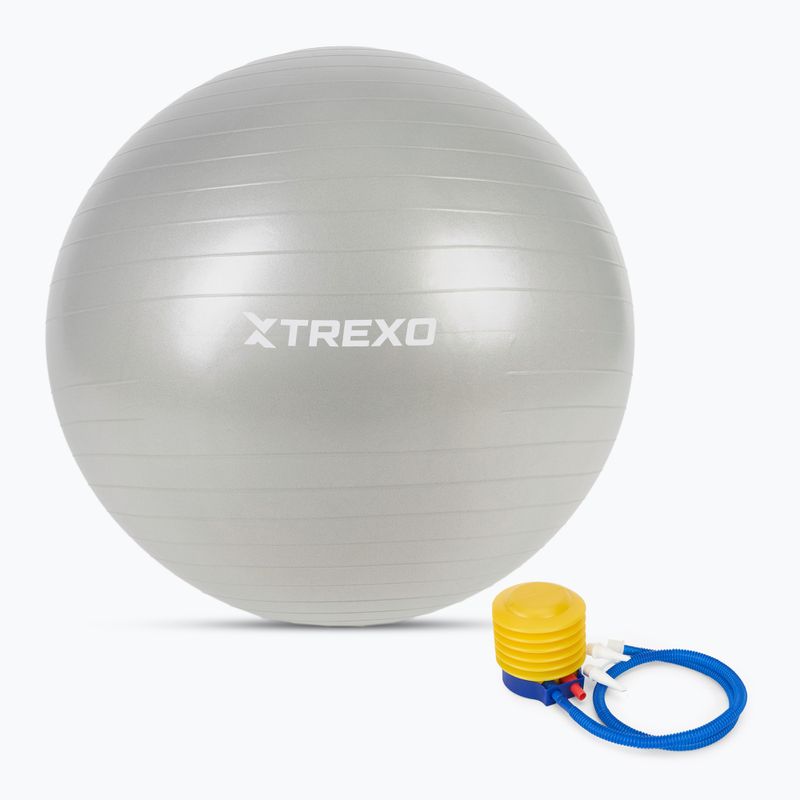 XTREXO Gymball TXO-B4Z009-GY 75 cm sivá 7