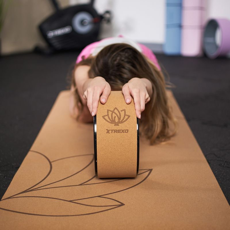 XTREXO korková obruč na jogu TXO-B4Z024-NC prírodná 6
