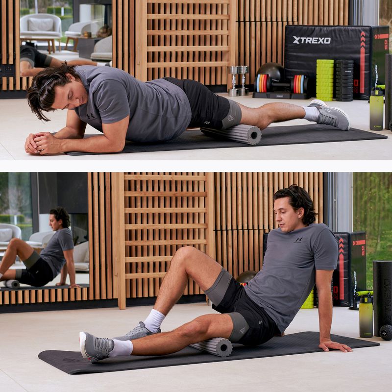 Valeček roller XTREXO 3-v-1 Roller TXO-B4Z028-BK čierny 6