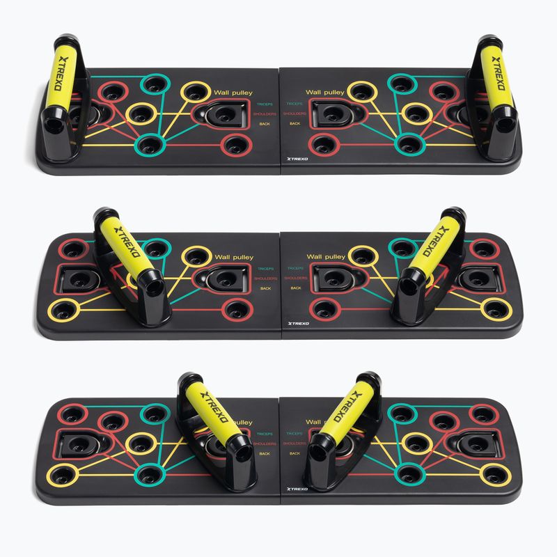 Multifunkčná plošina s držadlami XTREXO skladacia TXO-B4Z044-BK čierna 3