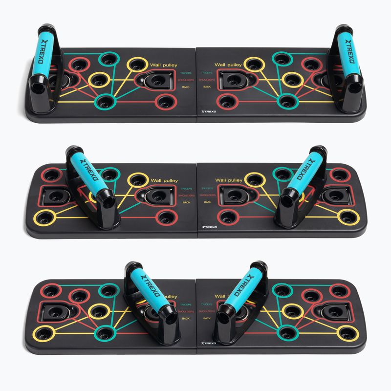 Multifunkčná plošina s rukoväťami a expandérom XTREXO skladacia TXO-B4Z045-BK čierna 3