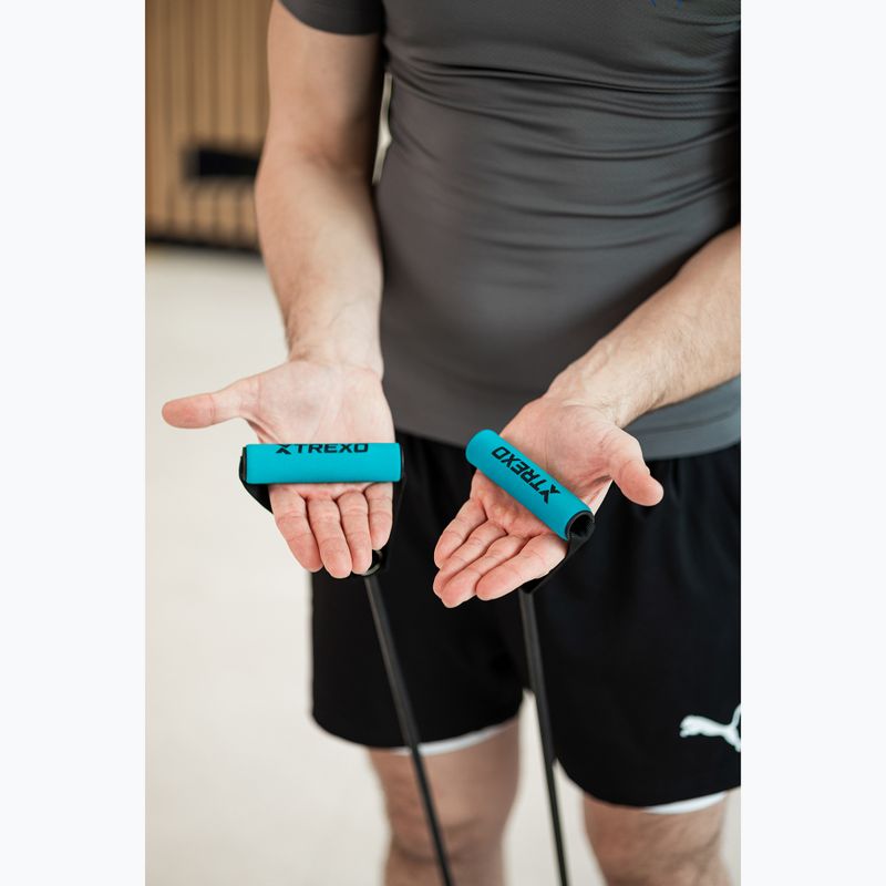 Multifunkčná plošina s rukoväťami a expandérom XTREXO skladacia TXO-B4Z045-BK čierna 8