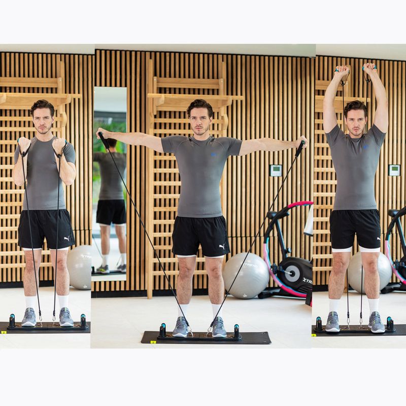 Multifunkčná plošina s rukoväťami a expandérom XTREXO skladacia TXO-B4Z045-BK čierna 5