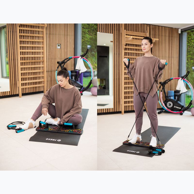 Multifunkčná plošina s rukoväťami a expandérom XTREXO skladacia TXO-B4Z045-BK čierna 7