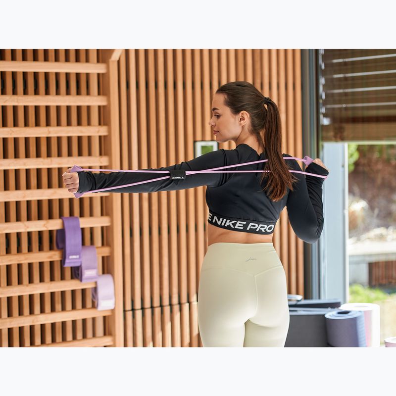 Gumový expandér na cvičenie XTREXO TXO-B4Z057-VT fialový 5