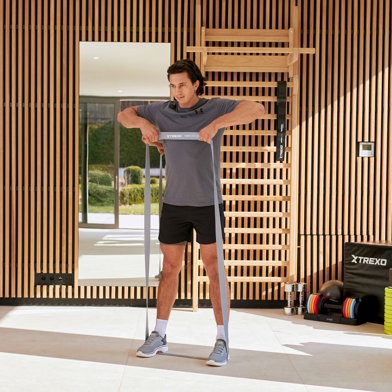 XTREXO rehabilitačná páska TXO-B4Z071-GY 9-11 kg sivá 6